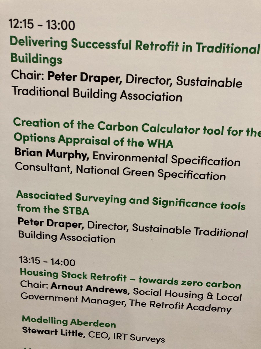 STBA_UK's tweet photo. Today at @FuturebuildNow  @retrofitacademy, @STBA_UK Director, Peter Draper &amp; @BrianSpecMan 

‘Delivering Successful Retrofit In Traditional Buildings’ 

#futurebuild2022 #WHRZ #Retrofit #Conservation #Carbon #Calculator https://t.co/Dp2fgUfd02