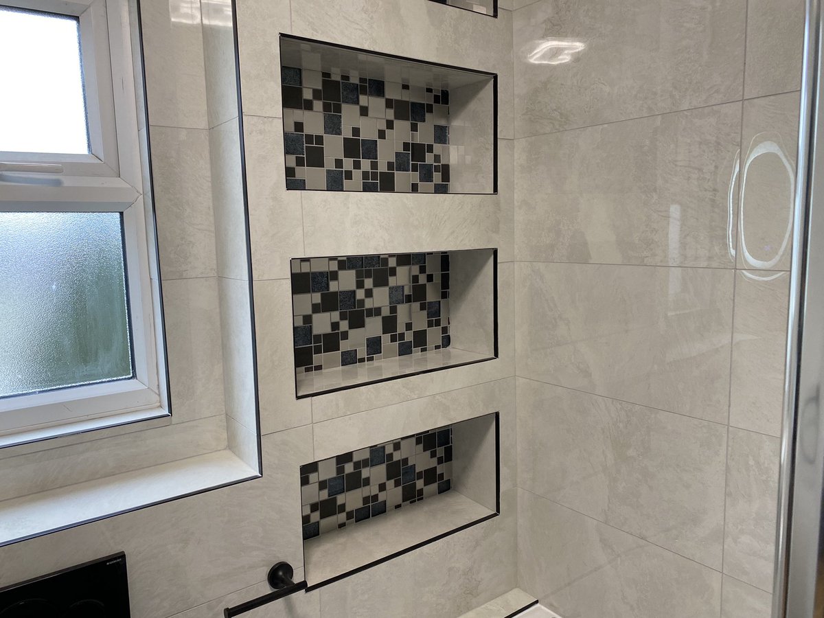 Just completed a bathroom installation for one satisfied customer.