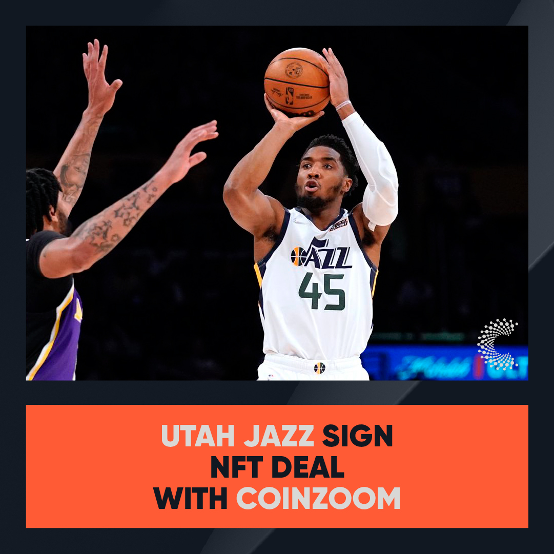 BlockAgency1's tweet photo. The Utah Jazz will release NFTs in partnership with CoinZoom, a Salt Lake City-based cryptocurrency trading app. QR codes are being placed on each seat in Vivint Arena for fans to scan with their phones to access the latest Jazz #NFTs.

@utahjazz @GetCoinZoom

#NFT #NFTcommunity https://t.co/TbVx9hGVbP