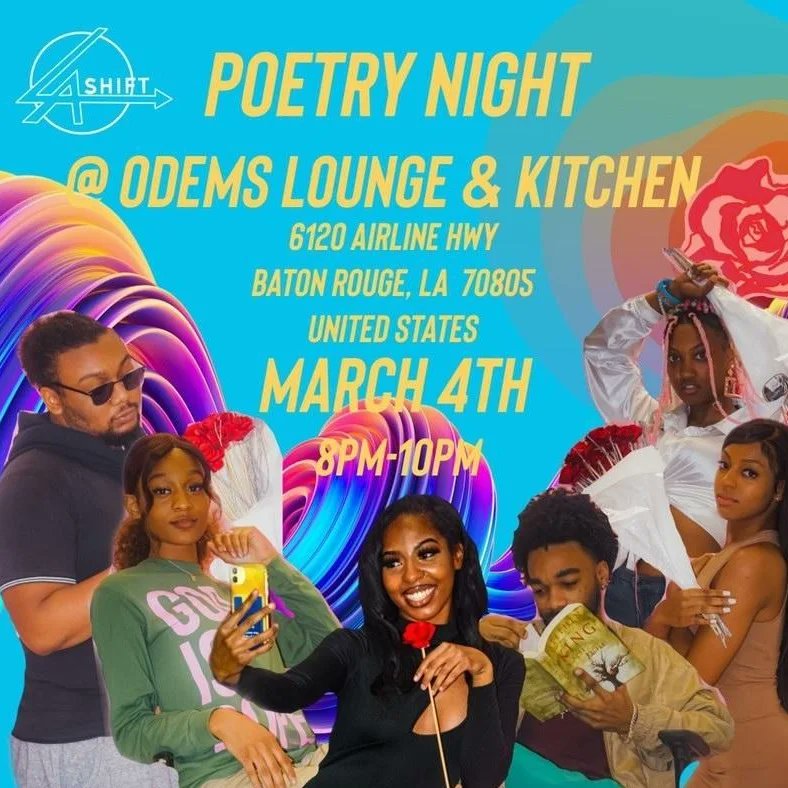 DDCollins76's tweet photo. "Politics and Poetry," a mother and son production, is going down THIS Friday March 4th at 8pm at Odom's Kitchen on 6120 Airline Hwy. IT'S GOING TO BE EVERYTHING!!!! DON'T MISS IT 
✊🏾❤👏🏽🖤🙌🏾💚
#motherandson #motherandsongoals 
#DawnForStateRep #WeKnowDawn #WeLoveDawn https://t.co/RwYaq10p2c