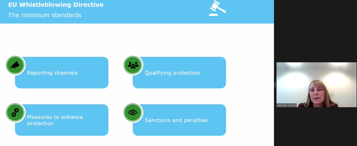 ESTMTlaw's tweet image. Everything you need to know about #Compliance with the new EU whistleblowing protections! Hannah Wilkins, Torbjörn Lindmark, Adam Nierzwicki, Alvaro Pérez Pardo and Nicolas Etcheparre.

#GlobalTechWeek #Digitalization @ESgloballaw