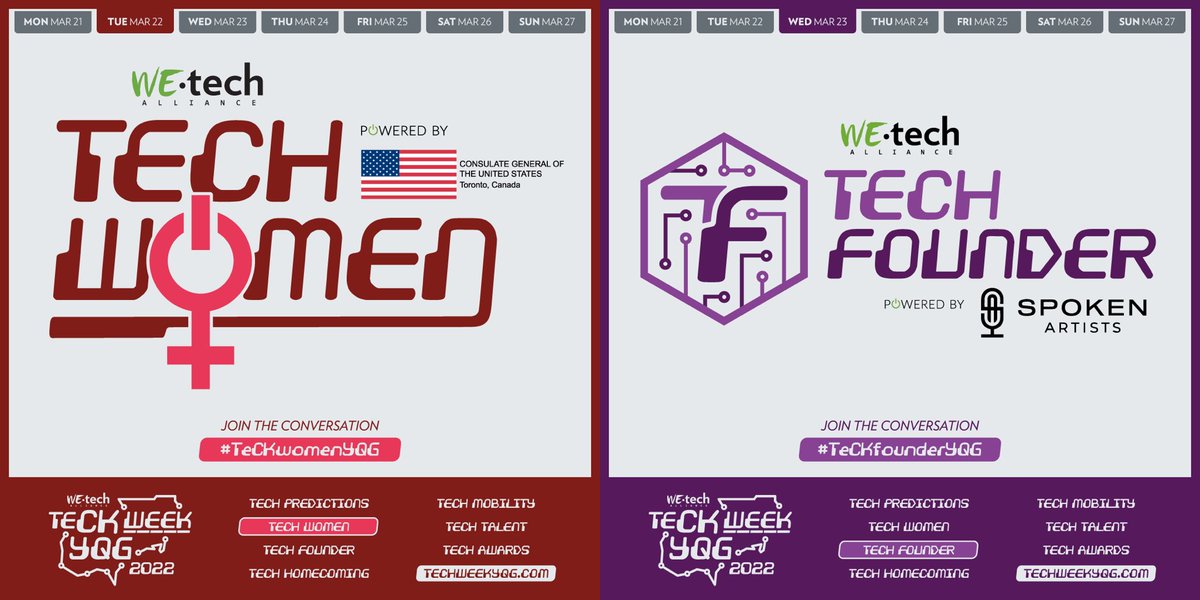 YvonnePilon's tweet image. DYK #TechWeekYQG is largest regional technology festival dedicated to tech, talent and community.

6 days, 6+ events, 12+ speakers + 10 awards + more 

Save your (virtually) seat: techweekyqg.com.