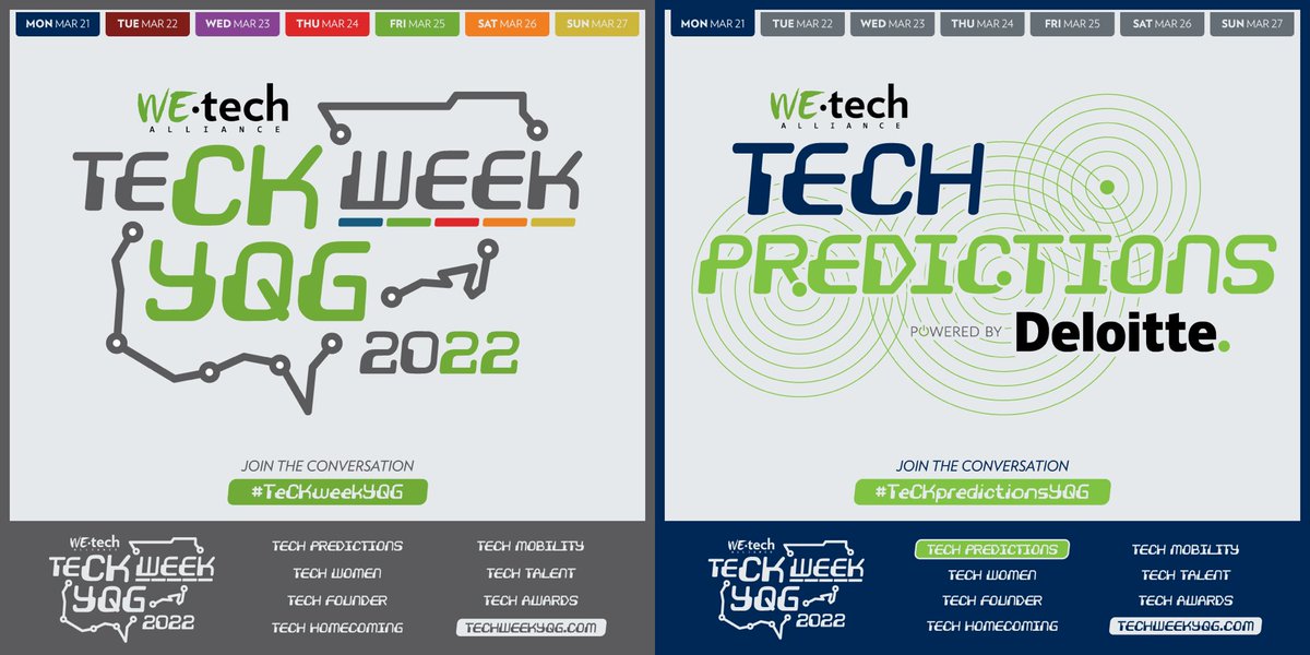 YvonnePilon's tweet image. DYK #TechWeekYQG is largest regional technology festival dedicated to tech, talent and community.

6 days, 6+ events, 12+ speakers + 10 awards + more 

Save your (virtually) seat: techweekyqg.com.