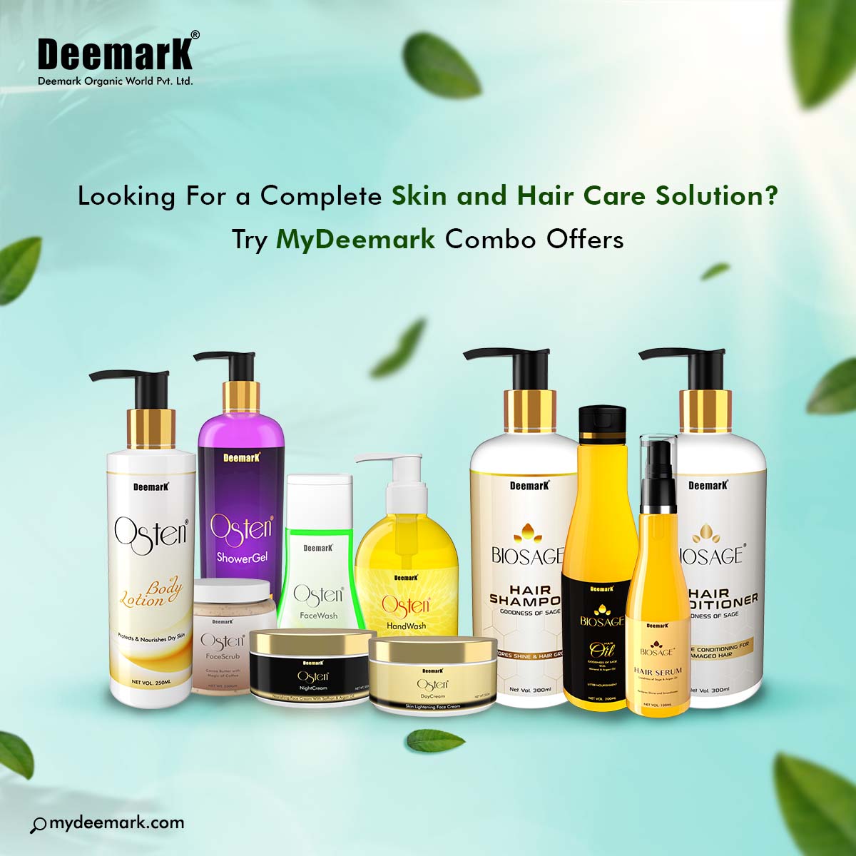 MyDeemark's tweet photo. We have saved your shopping hours by creating the special Combo Offers for you with taking care of all your haircare and skincare routine needs. https://t.co/nbGBy04b9z