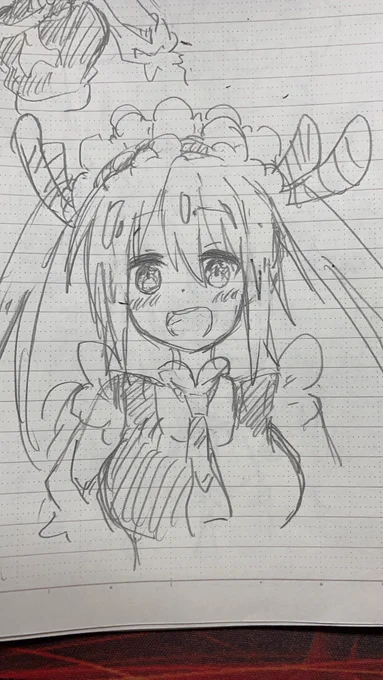 本当はアナログが初描きなんですよね
去年の8月頃に描きました! 
