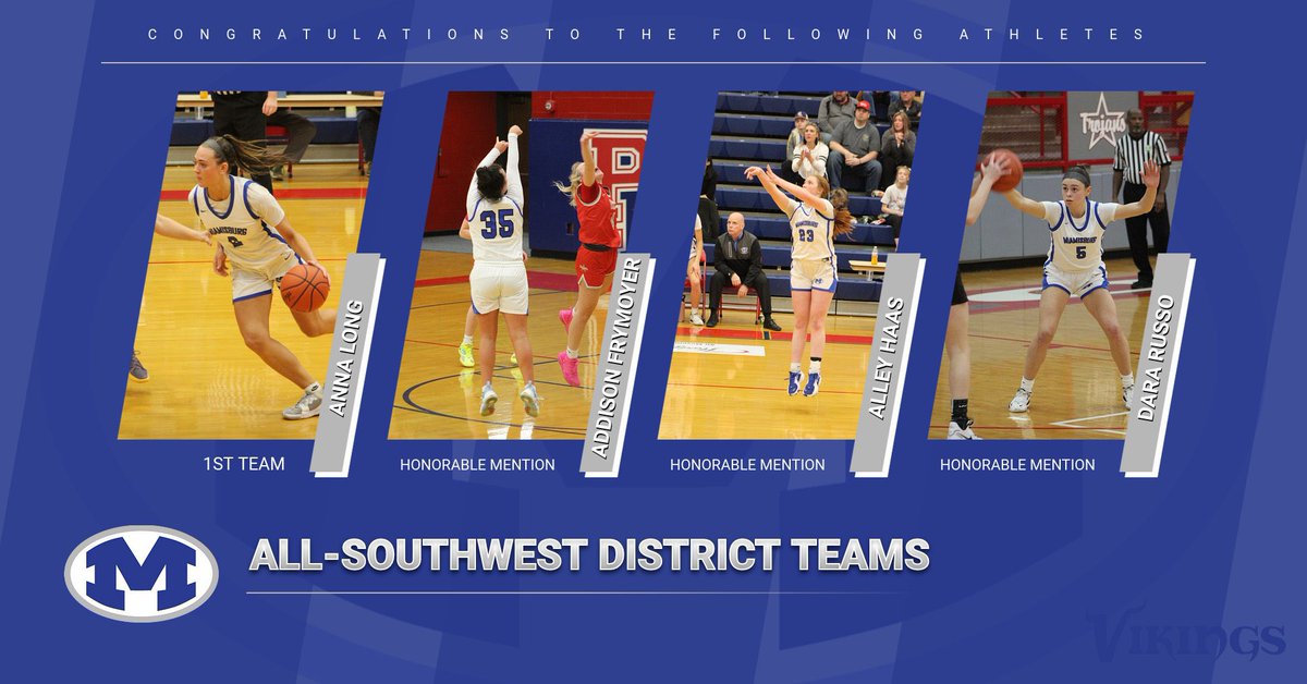 Miamisburg Lady Vikings (@miamisburggbb) on Twitter photo Congratulations to the following athletes on yet another post season recognition! <a href="/alleyy_haas/">alley✨</a> <a href="/annalonggg/">anna long ✭</a> <a href="/addifry/">addison frymoyer</a> <a href="/dararusso03/">Dara Russo</a> Congratulations to the following athletes on yet another post season recognition! <a href="/alleyy_haas/">alley✨</a> <a href="/annalonggg/">anna long ✭</a> <a href="/addifry/">addison frymoyer</a> <a href="/dararusso03/">Dara Russo</a>