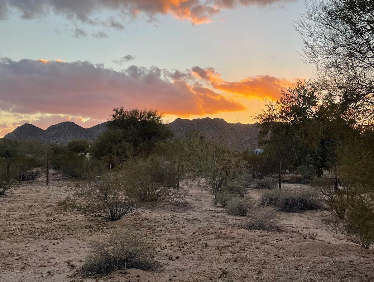 CdnJewels's tweet photo. Arizona sunset how I appreciate thee 💕 Hot couple of days (sorry for those back home). Temps to +31C by Thursday before the cool down. https://t.co/I7jvyh9caK