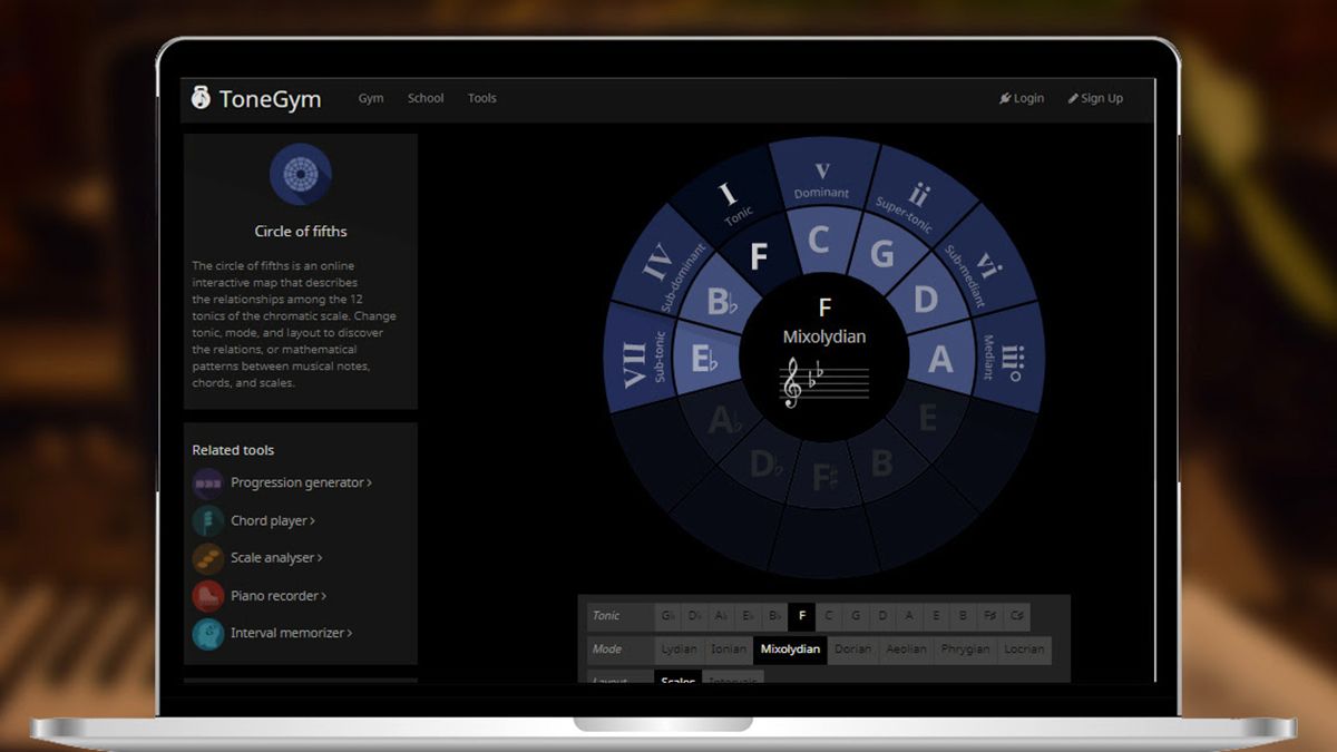 ToneGym’s free interactive circle of fifths could improve your music theory knowledge and your songwriting trib.al/88ITuBB