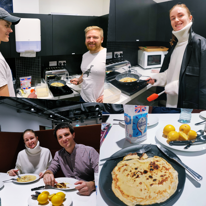 TutorCruncher's tweet image. And we celebrated Pancake Day today in the office with the entire team🥞🎉 Very delicious, we must say!
#PancakeDay #TutorCruncher #Team