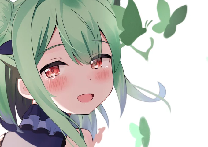 「さようなら」
#絵クロマンサー #潤羽るしあ 