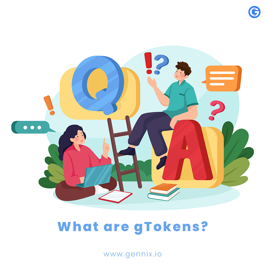 A user receives #gTokens after supplying assets to the #protocol These gTokens represent supplied tokens + accrued interest

Ex: When Alice wants her BNB back, Alice can #exchange her 1 gBNB with the #Gennix protocol at any time for 1 #BNB.