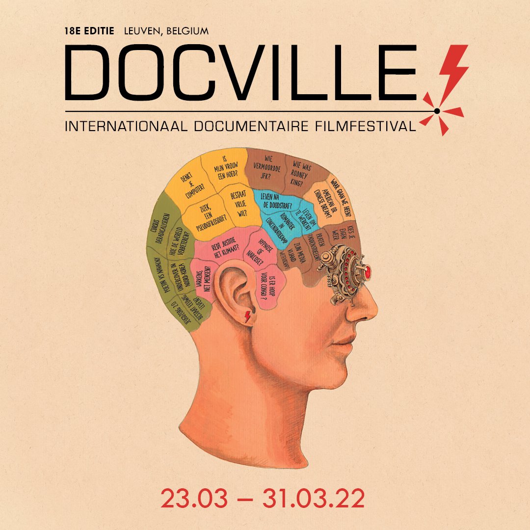 Het programma van DOCVILLE 2022 is live ⚡️ Eind maart wordt het startschot gegeven voor de 18de editie van DOCVILLE: van wo 23 tot do 31 maart kan je in Leuven terecht voor 77 documentaires. Je gaat tijd tekort komen! Ontdek het allemaal via docville.be