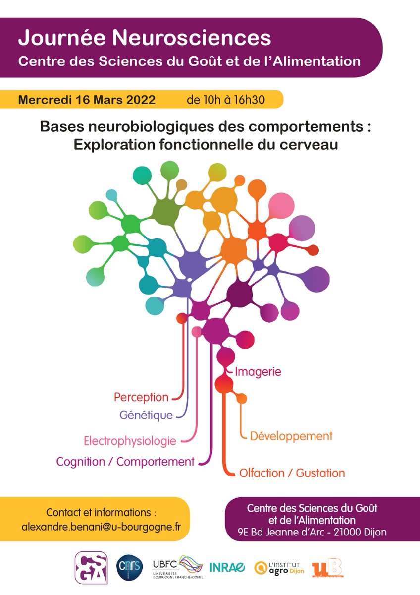 CSGA_DIJON's tweet photo. 📅Une belle journée en perspective au @CSGA_DIJON dans le cadre de la @Semaine_Cerveau : la Journée des Neurosciences ! ℹ️ @AlexBenani @ArnoLeleu_PhD @Dia_Rkw @martinebg21 https://t.co/KewHZC4zE2