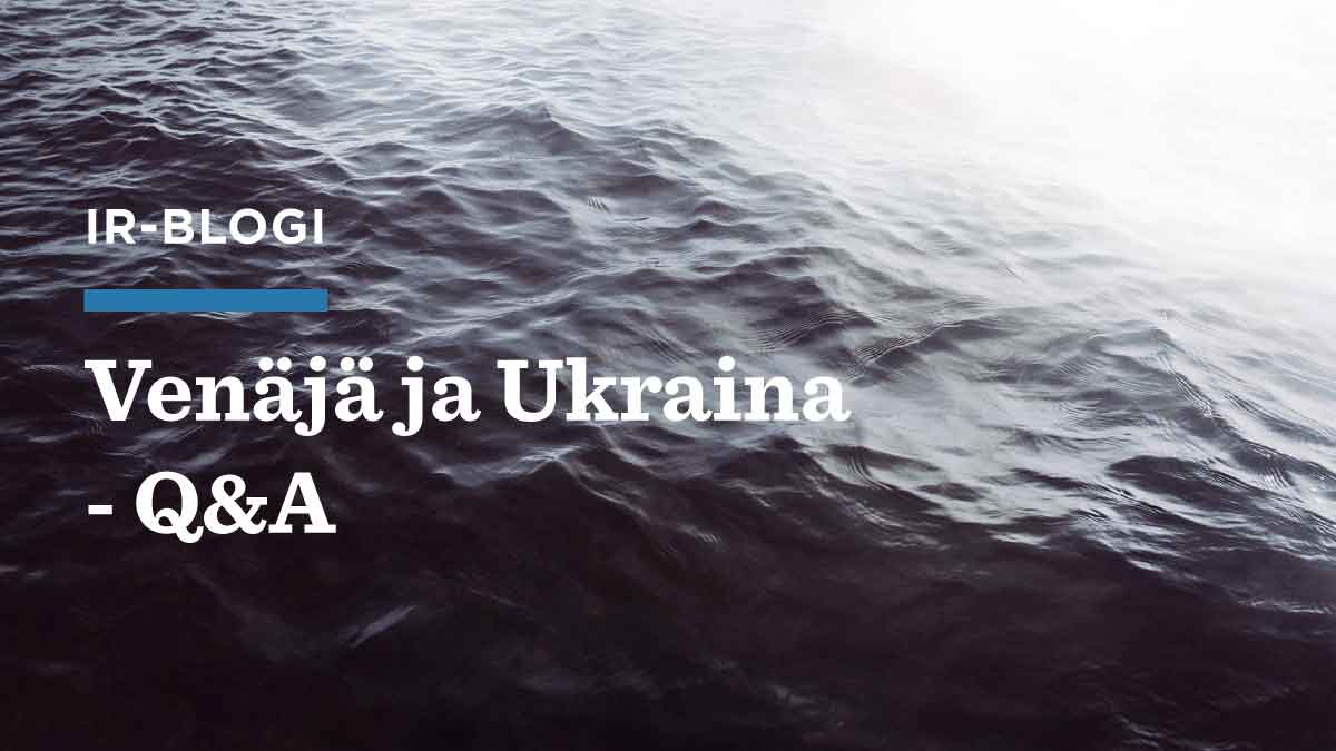 Sampo_plc's tweet photo. Blogikirjoituksessa käsittelemme sijoittajilta ja analyytikoilta vastaanottamiamme kysymyksiä liittyen sotaan Ukrainassa ja sen mahdollisiin vaikutuksiin Sampo-konserniin. https://t.co/sZBc33fKjf #SampoPlc #IRBlog https://t.co/UeNFnRfVof