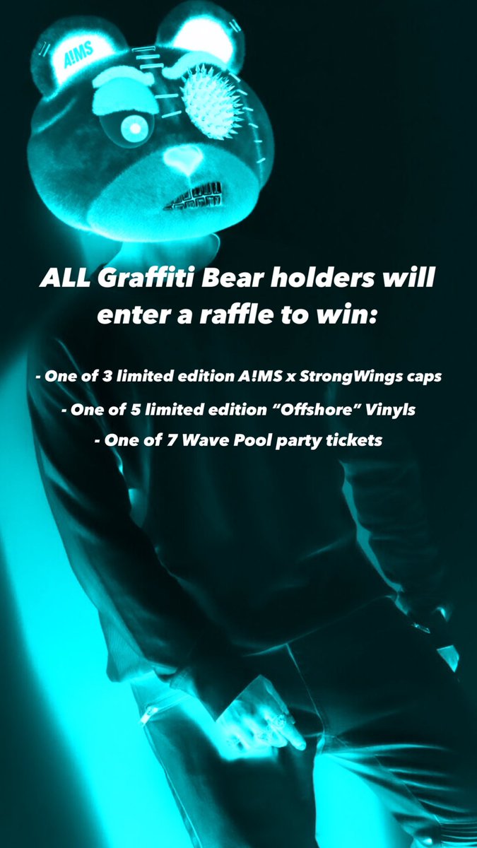 whoisaims's tweet photo. Today is @graffitibears mint day! #wenlambo ??? 🧸💨🌊 #NFTdrop #nftart #NFT #NFTs #NFTCommunity https://t.co/7PbcdumSGe