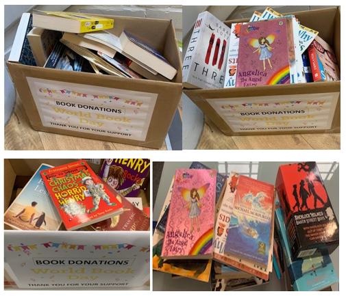 BGS_LRC's tweet photo. A BIG THANK YOU to everyone who has donated books as part of our WBD mission on behalf of BRASS (Bedford Refugee &amp; Asylum Seeker Support)
The closing date for all donations is Friday 4th March.
Happy World Book Day! Good Reading https://t.co/1xeDyIBX8l