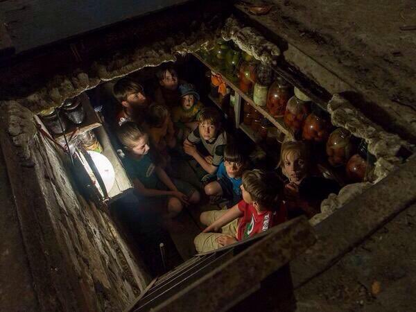 Children of war hiding in a cellar in Donbass, 2014, is the quintessential image of the region’s suffering that the western establishment would rather ignore. A conflict longer than WWII

📷 Photojournalist Andy Rochelli who died under Ukrainian Army’s fire with his interpreter
