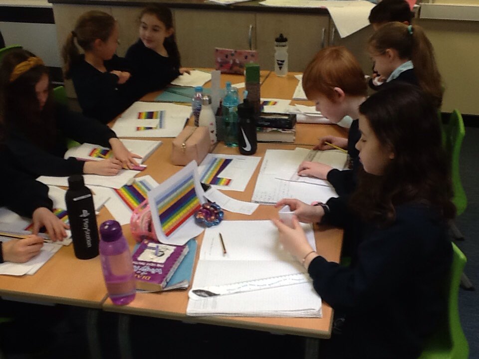 Class10JR1's tweet photo. Origami or equivalent fractions? @StAnnesOrmskirk #maths https://t.co/Eaw0rXnk1F