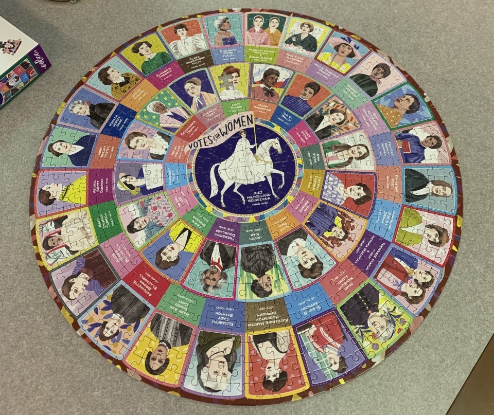 Billerica_Lib's tweet photo. Happy Women's History Month! #communitypuzzle #billerica https://t.co/RPRgcusSW8