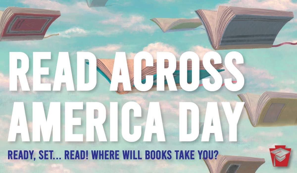Happy #ReadAcrossAmericaDay!

Today, and everyday, we're encouraging kids of all ages to read + celebrate the diversity of their communities and our country. After all...the more that you read, the more things you will know, and the more that you learn, the more places you'll go!