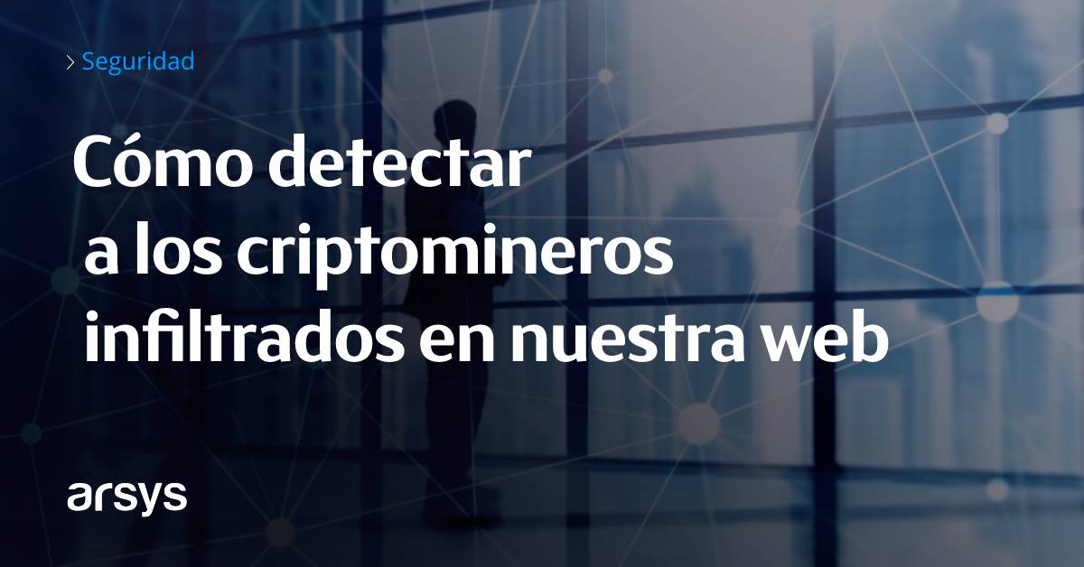 arsys's tweet photo. El #criptojacking es una amenaza oculta en un ordenador, en un dispositivo móvil o en una web que utiliza los recursos de la máquina infectada para la minería de criptomonedas. En el blog de @arsys te contamos cómo detectarlo y eliminarlo. https://t.co/x36xCew7Sy

#Seguridad https://t.co/jTKSnCdSLb
