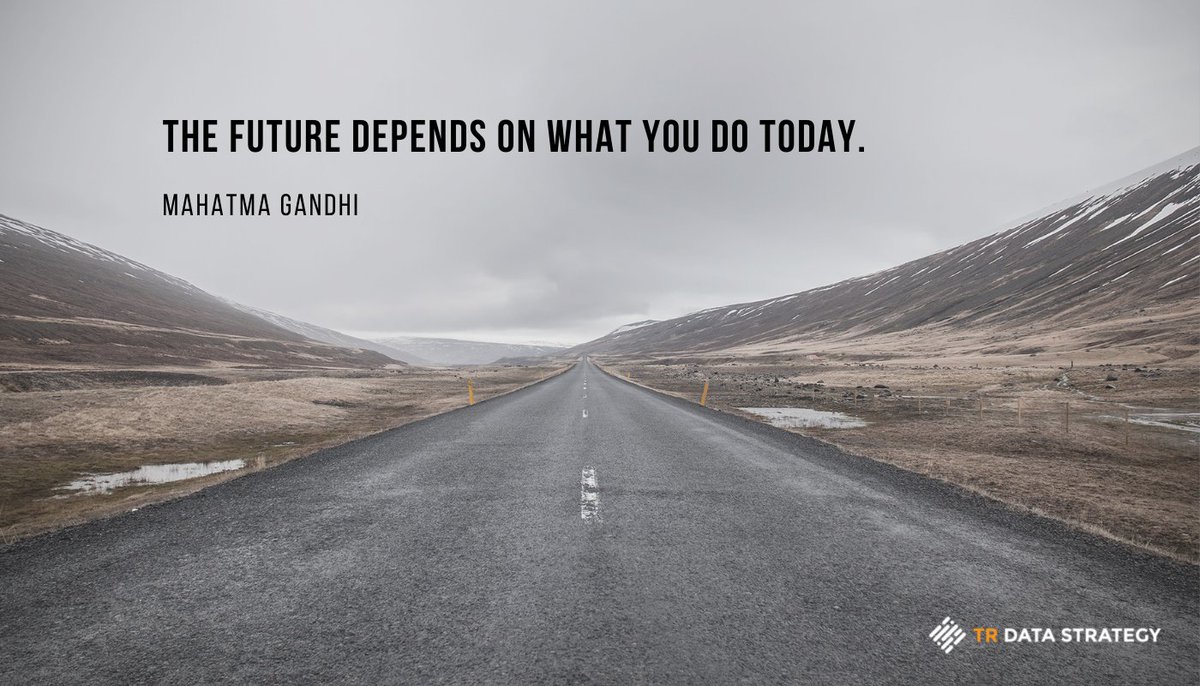 TRDataStrategy's tweet image. What can you do today that will set you up for a better tomorrow? #WednesdayWisdom