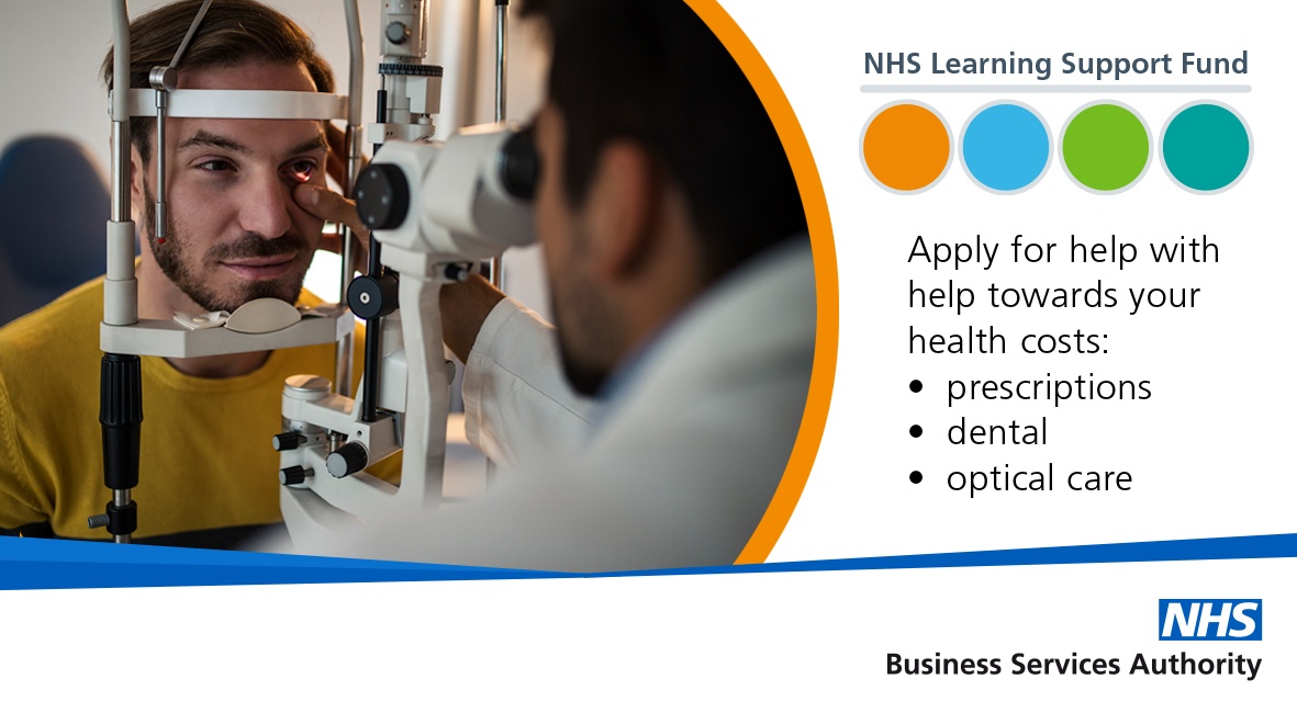 Students can apply for Help with Health Costs for prescriptions, dental, and optical care by completing a HC1 form.

Learn more:
➡️ nhsbsa.nhs.uk/nhs-help-healt…