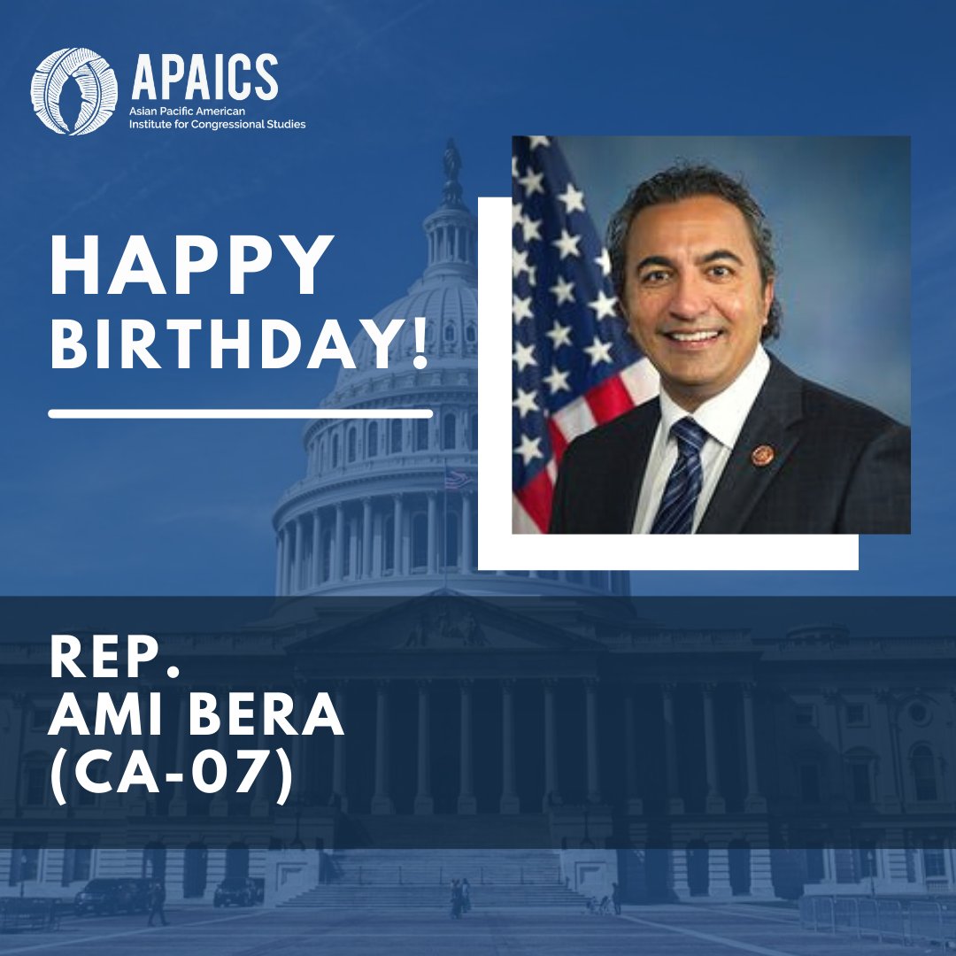 Happy birthday to member Ami Bera 