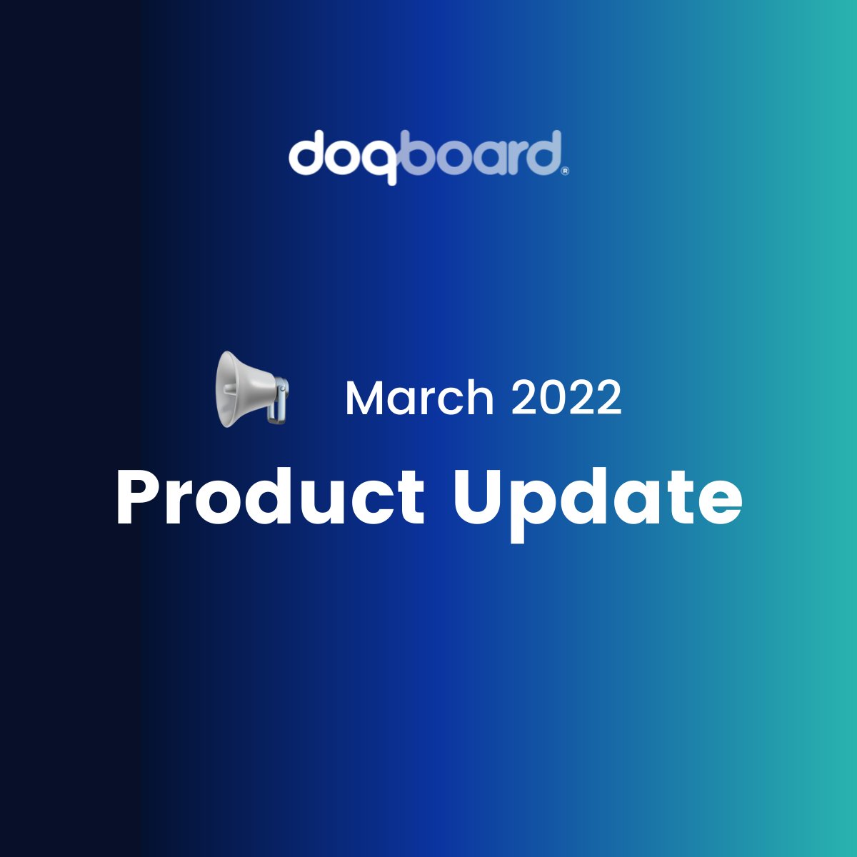 Nous sommes heureux de vous annoncer l'arrivée de nouvelles fonctionnalités dans Doqboard ! 🚀
•Notre interface devient encore plus intuitive,
•L’audit trail est désormais disponible pour tous,
•La collaboration en équipe est simplifiée et fluidifiée
➡️ doqboard.com