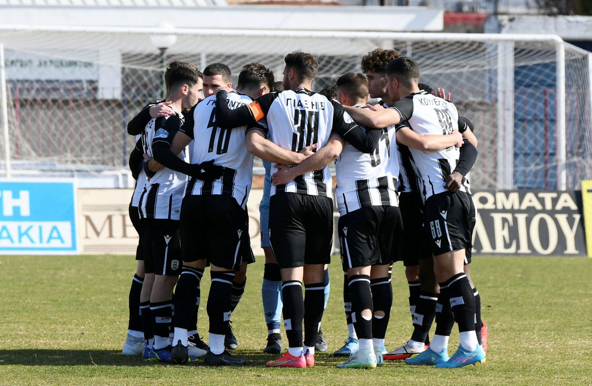 PAOK_FC's tweet photo. 46' Σέντρα στο δεύτερο μέρος!
Στις θέσεις των Γκορντεζιάνι, Μανωλιούδη και Σμυρλή μπαίνουν στο παιχνίδι οι Τζίμας, Τάχατος και Πανίδης #OLYVPAOK #SuperLeague2 https://t.co/wmmmNWGxtY