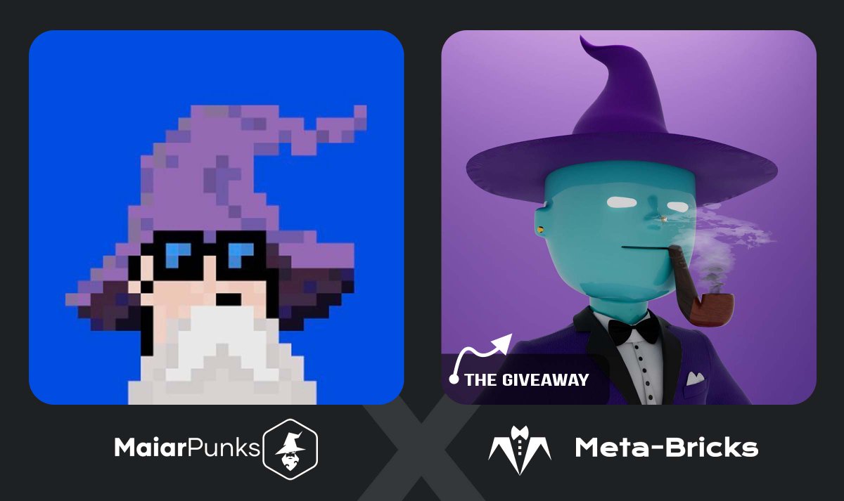 The seeds are planted 🌱

We are very honored to have partnered with <a href="/Maiarpunks/">MaiarPunks 🧙‍♂️</a>. The future looks bright ⚡️

To celebrate, a special edition giveaway. Rules:
⚡️Follow <a href="/Maiarpunks/">MaiarPunks 🧙‍♂️</a> &amp; <a href="/MetaBricks_NFT/">Meta-Bricks 🧱⚡</a>
⚡️Retweet
⚡️Tag your friends

Remember, we bake Bricks on March 4 @ 14:00 UTC 🧱