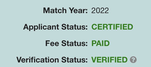 The final list is in! Really hoping the phrase “you’ll end up where you’re meant to be” rings true.
#match2022 #medpeds2022