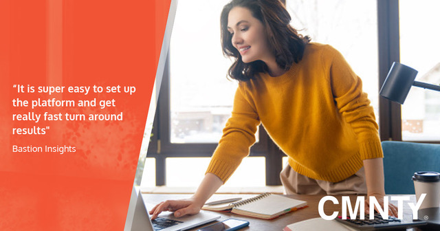 CMNTY's tweet image. We understand you want your research tool to be super efficient. CMNTY offers a multi-method research platform.  Want to learn more? Download our Toolkit Whitepaper!buff.ly/3IAJkt5