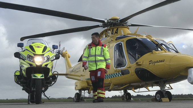 NovumLaw's tweet photo. #Personalinjury solicitor Tim Blackwell pays tribute to @DorsetTraumaDoc after his @BBCTheOneShow surprise "Ian won’t rest until he's done all that he can to reduce or prevent fatal road traffic accidents involving bikers. He's a truly inspirational guy." https://t.co/vzwVRJs7tb https://t.co/m29ixTr0mw