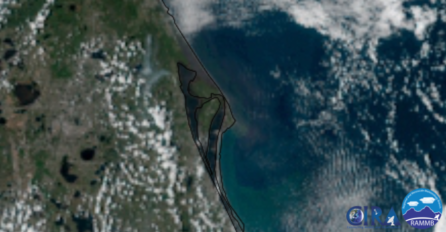 NOAASatellites's tweet photo. It's #WhereInTheWorld Wednesday! 

We’re still giddy after yesterday's launch of @NOAA's geostationary satellite, #GOEST, so we’re featuring a special spot here in Florida. Seen by #GOESEast, this wildlife refuge is home to nearly 2,000 different species—and to @NASAKennedy. https://t.co/E1LOOPDxSc