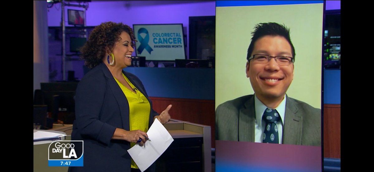 ASGEendoscopy's tweet photo. Excited to see @GI_Guy on Good Day LA this morning, discussing the importance of understanding your family history and cancer risk, along with screening options to prevent colorectal cancer! #NCRCAM #GITwitter #MedTwitter @GDLA https://t.co/kD8gDpCkqc