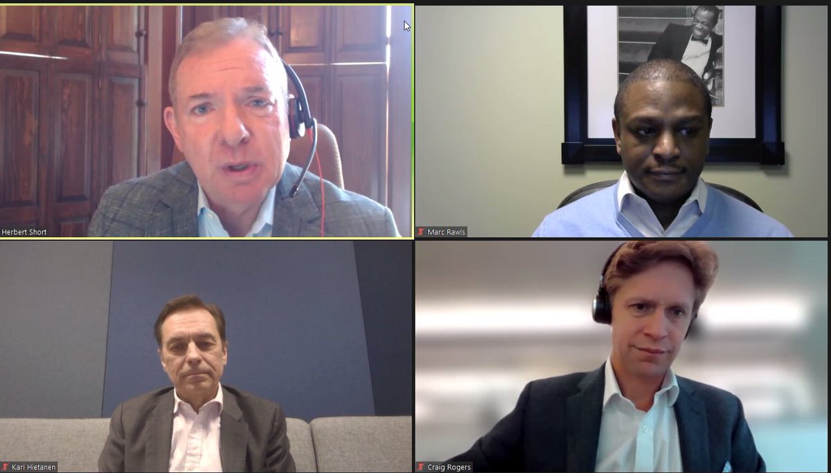 ESTMTlaw's tweet photo. ESG is a strategic necessity for a business to thrive. Our webinar is underway on managing #ESG risks in the #supply #chain, with Herbert Short, Marc Rawls, Craig Rogers & Kari Hietanen #GlobalTechWeek #ClimateChange #Decarbonization @ESgloballaw https://t.co/ZnRDu8iIBg