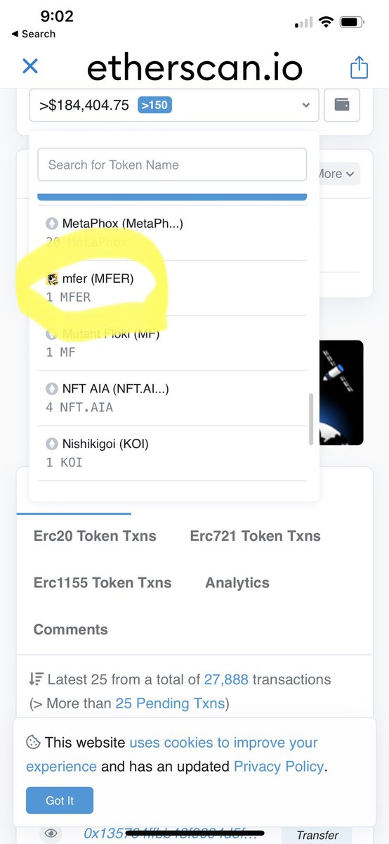 Looking through the crypto donations to <a href="/Ukraine/">Ukraine / Україна</a> and noticed that someone donated a mfer…nice <a href="/sartoshi_nft/">@sartoshi_nft</a> ❤️