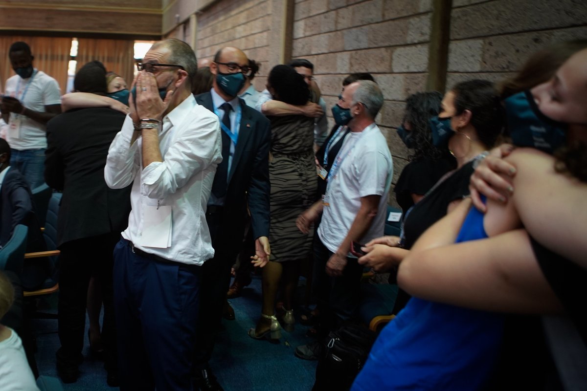 UN Environment Programme (@unep) on Twitter photo A standing ovation from #UNEA5 delegates after the resolution on plastic pollution passes.
"The most important environmental deal since the Paris accord." - <a href="/andersen_inger/">Inger Andersen</a>
#BeatPlasticPollution A standing ovation from #UNEA5 delegates after the resolution on plastic pollution passes.
"The most important environmental deal since the Paris accord." - <a href="/andersen_inger/">Inger Andersen</a>
#BeatPlasticPollution