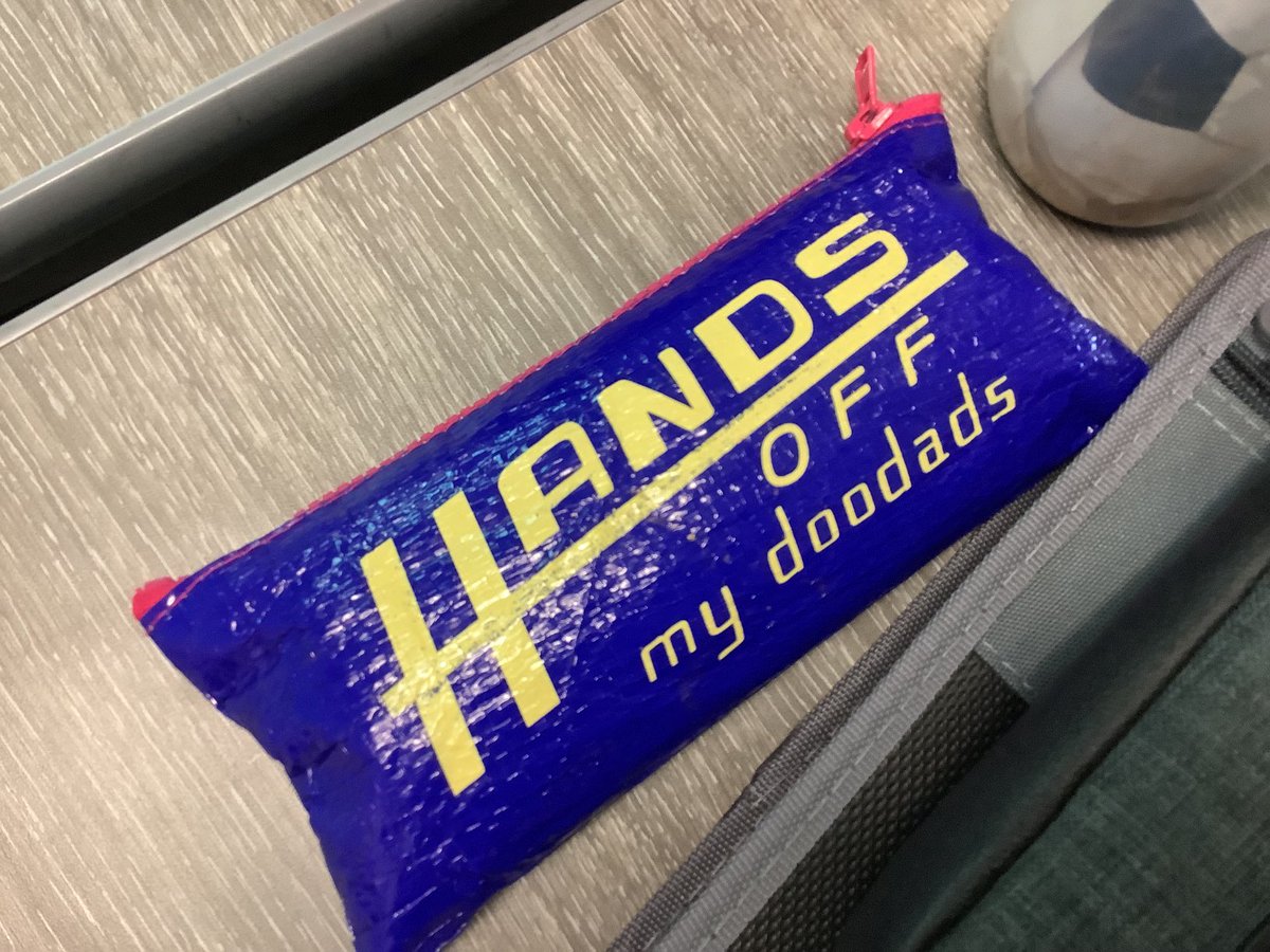 Kirrclass's tweet photo. 7th grader pencil pouch… yes - hands to SELF, please! https://t.co/q7Raqs7hSm