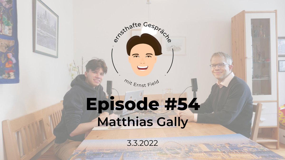 e_gespraeche's tweet photo. In dieser Folge von «ernsthafte Gespräche» war Matthias Gally zu Gast. Er ist CEO von gally websolutions. Wir unterhielten uns über seinen Werdegang, seine Work-Life Balance, Gewohnheiten und noch viel mehr. https://t.co/pwZ5y4OuEP https://t.co/x8Hs70ML7u