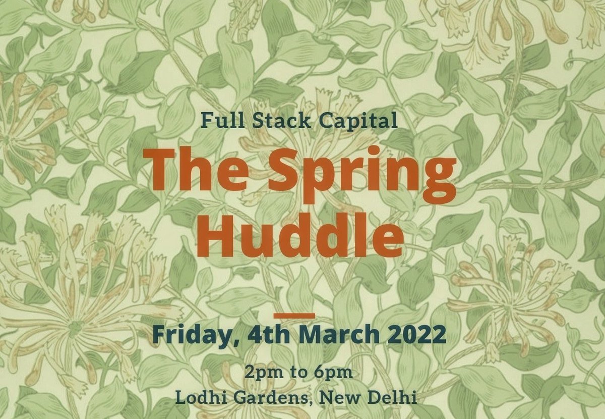 digitaldeshin's tweet photo. Presenting one of a kind interactions with some great founders, policy makers and Investors! @NowFloats
#SpringHuddle #inviteonly #DigitalDesh https://t.co/Ur0iFJMBuU