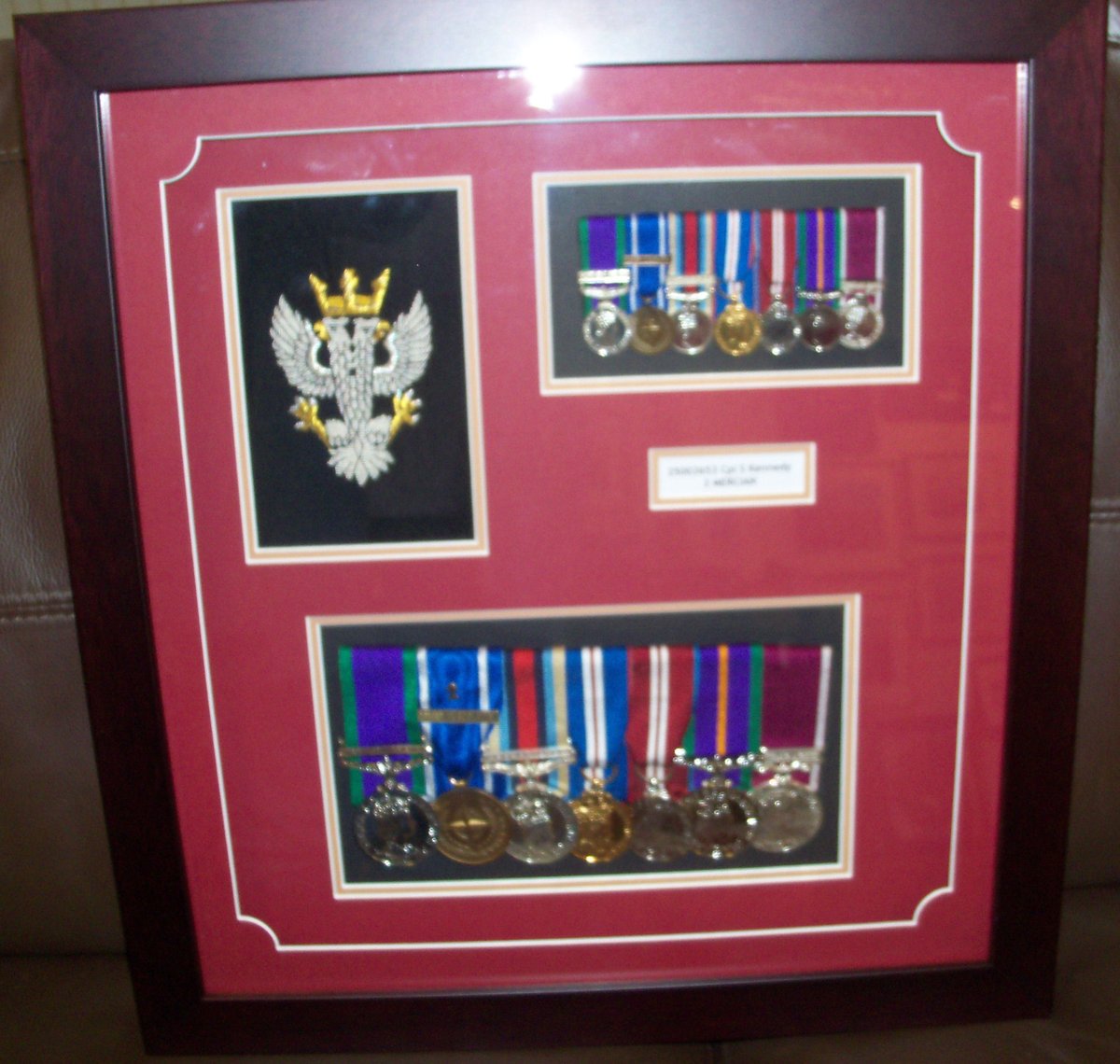 Victoria Prints do some amazing detachable back and sealed back medal frames. ring us on 01748 834488 to discuss your options.  quality counts.