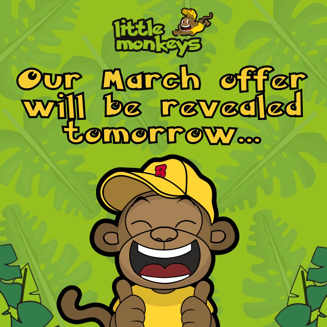 We have a new offer coming for March... and tomorrow you'll get to find out just what it is! Who's intrigued?! 👀🐒