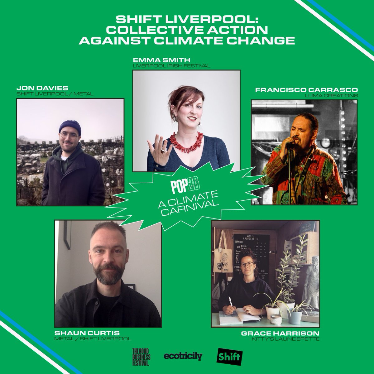 LivIrishFest's tweet photo. Important, collaborative coversations about green agendas across Merseyside at #POP26, at #fututreyard with #ShiftLiverpool. @LivIrishFest are part of a panel about reducing environmental fooprints tomorrow afternoon. Check out the full programme... https://t.co/uCwQQHfmKF