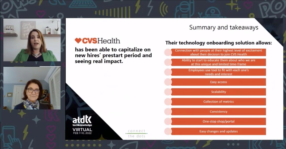 Watch our Jennifer Foster and CVS’s Lois O’Brien present at the recent ATD Techknowledge virtual conference: "Reimagining the Onboarding Experience: Using Technology for a Hybrid Workforce." #ATDTK #onboarding hrmfv.co/3fdf