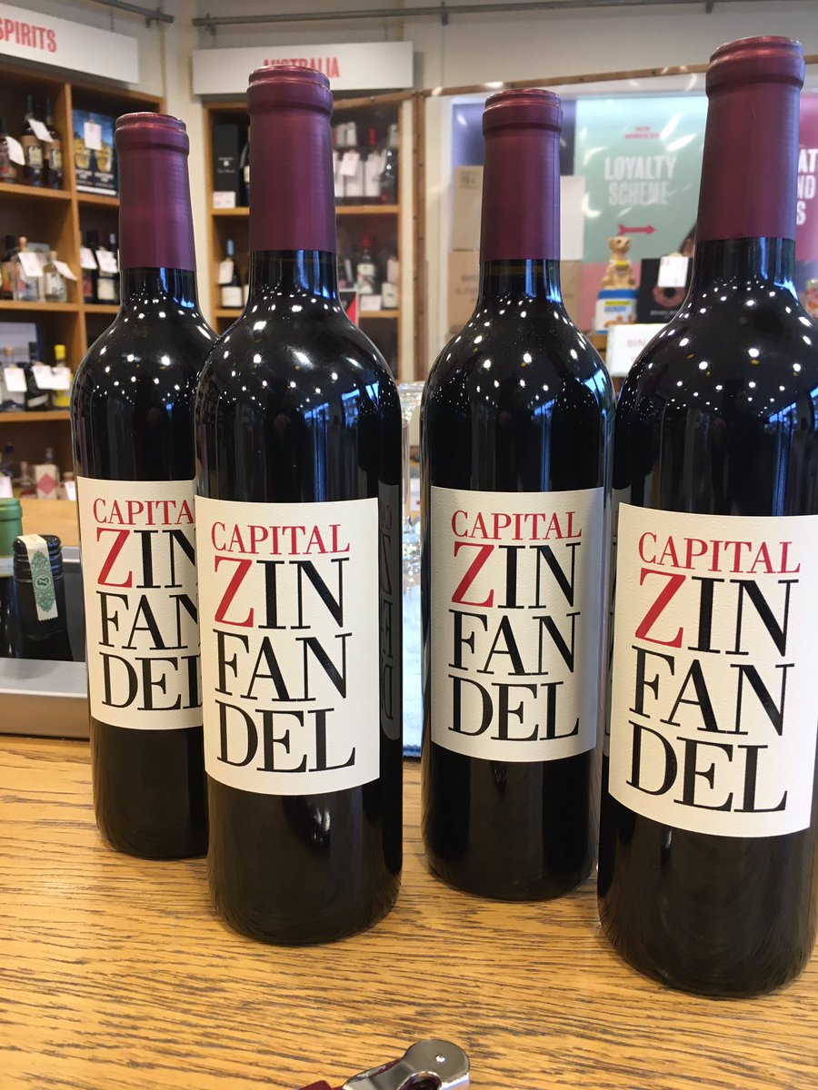 Back in store The Capital Zinfandel is intensely rich, booming with dark bramble fruit and spice. Single £14.49 mix12 £12.49 #usawine #lodiwine #zinfandelwine #beaconfield #gerrardscross #bournend #marlowwkne #wineoftheday
