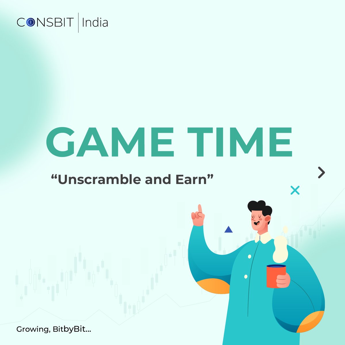 cryptoforce_in's tweet photo. A win-win Wednesday brings a chance to 5 lucky winners to earn $10 USDT in their Coinsbit India wallet.

Rules:
1⃣ Comment below the correct answer
2⃣ Tag at least 2 friends
3⃣ Share one-liner "What excites you about Crypto?"

The winners will be announced after a week. https://t.co/dkgRF1pKrm