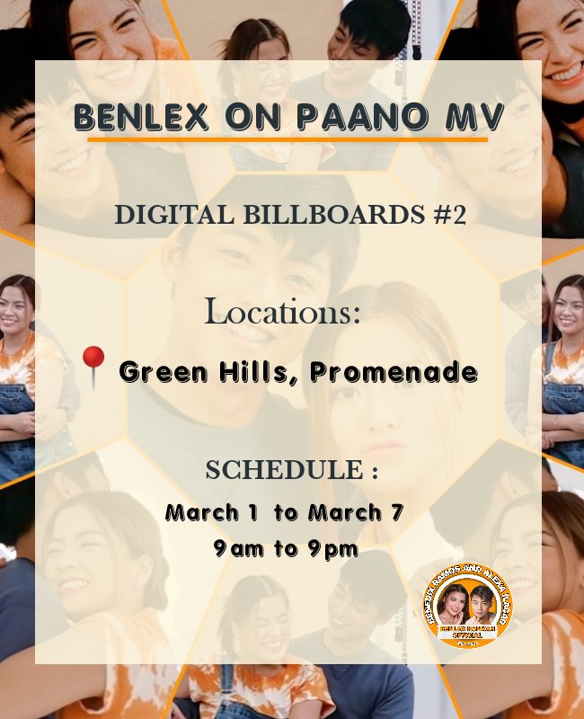 BenLex_Official's tweet photo. It's supposed to be a surprise for all of you on March 5 ponkans but since you already saw it HAHAHAH I think we failed? Anyway go and visit the billboards fam at;

📍Paseo De Magallanes
📍Camp Aguinaldo
📍Greenhills Promenade

#AlexaIlacad | #BenedixRamos
#BenLex https://t.co/UJoENLVpRP