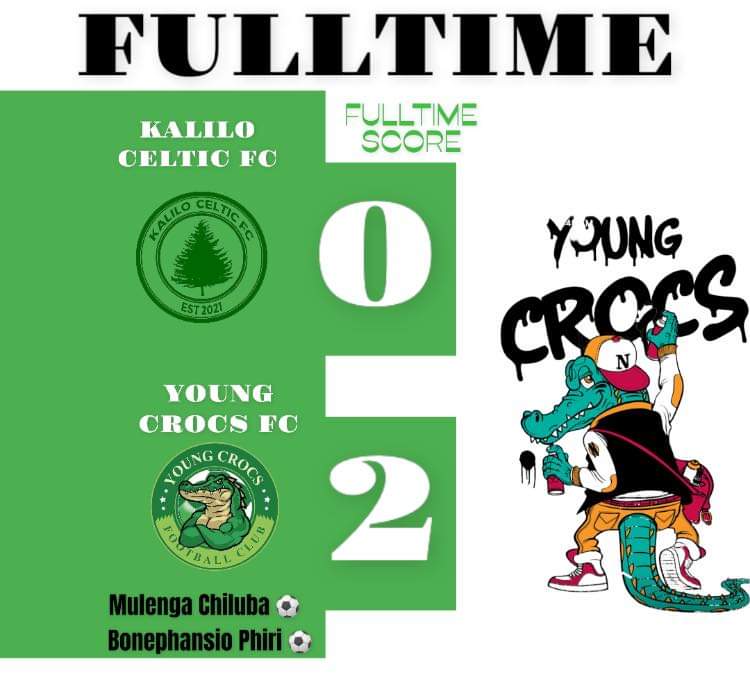 YoungCrocsFC's tweet photo. Another three points in the bag , Goals from Mulenga Chiluba and Bonephansio Phiri helps the team to secure all 3 points to make it 3 wins in a row.
Well deserved win lads 👏👏👏
#youngcrocs
#WeAreTheCrocs
#morethanjustateam https://t.co/kLOd8rNyM2